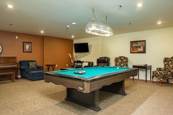 Billiards & card room